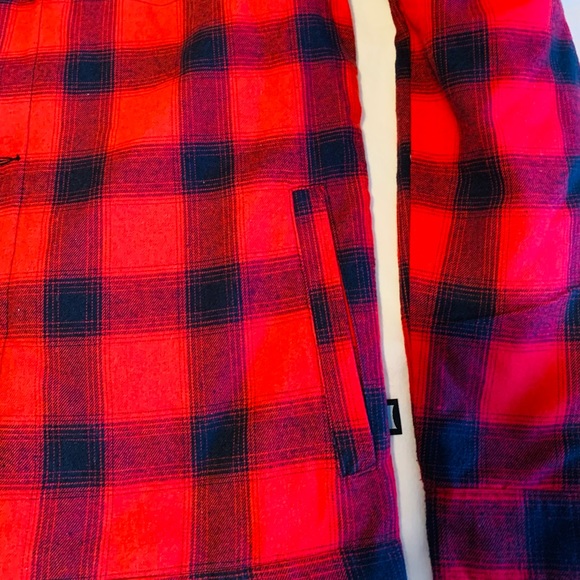 Plaid Jacket with a Fleeced Line Collar - Picture 3 of 3